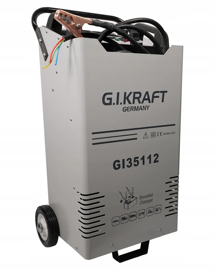 Пускозарядний пристрій 12/24 V, 500 A, 220 V G.I.KRAFT GI35112 - фото 3