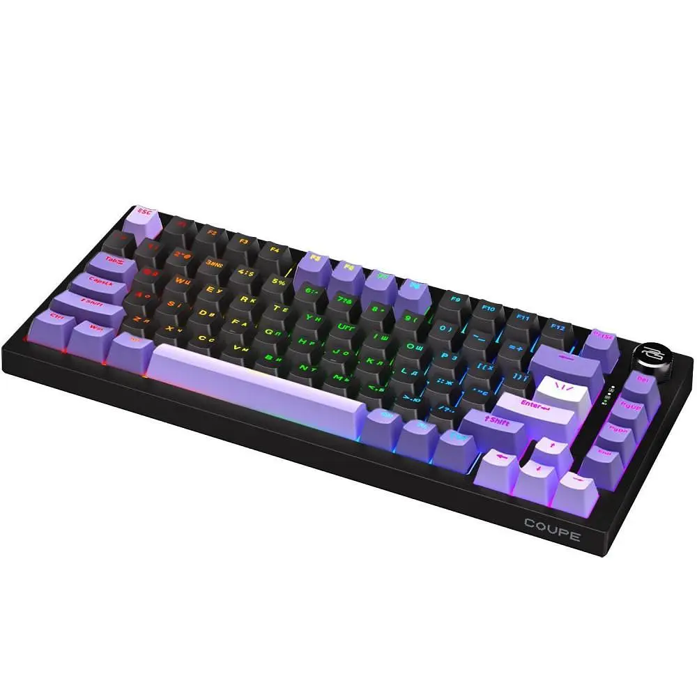 Клавиатура Proove Gaming Coupe (украинская раскладка) Black Purple (WKCP00022416) - фото 9