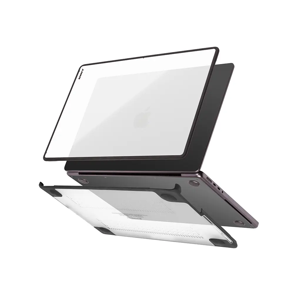 Чохол накладка для MacBook Pro 14 M5-M1/M5 Pro-M2 Pro/M5 Max-M2 Max, прозора, Unit, з TPU+PC, протиударний, з вентиляційними отворами, відкритим доступом до всіх портів та роз"ємів, із захистом корпусу та від подряпин, ArmorStandart (ARM79472) - фото 10