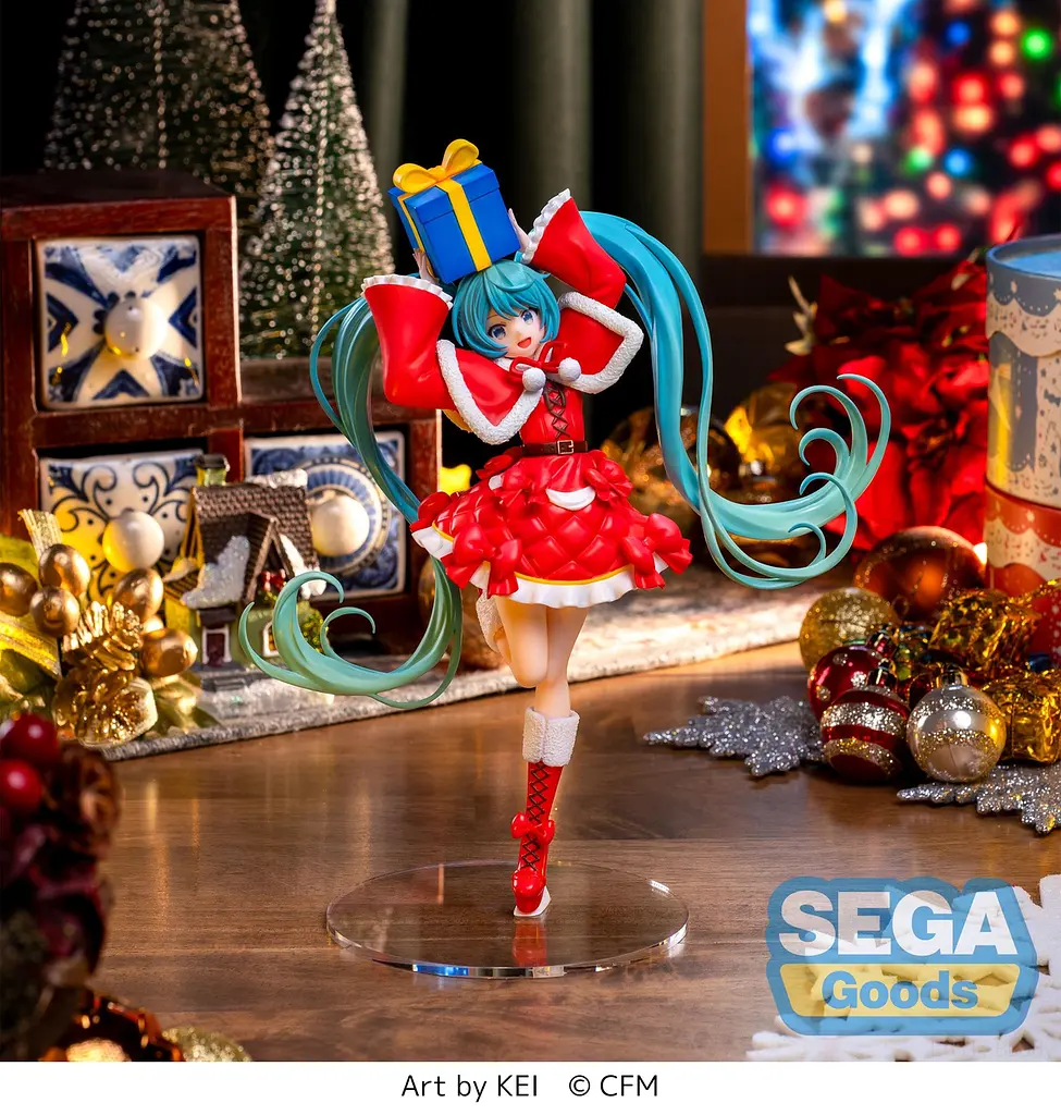Коллекционная фигурка Sega Вокалоид Хацунэ Мику Vocaloid Hatsune Miku Christmas 2024 19 см S V HM C24 19 - фото 5