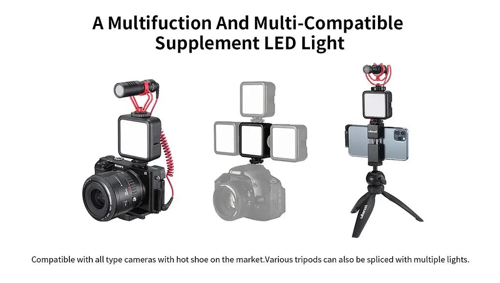 Накамерный свет Ulanzi VL49 Black [75108] - фото 10