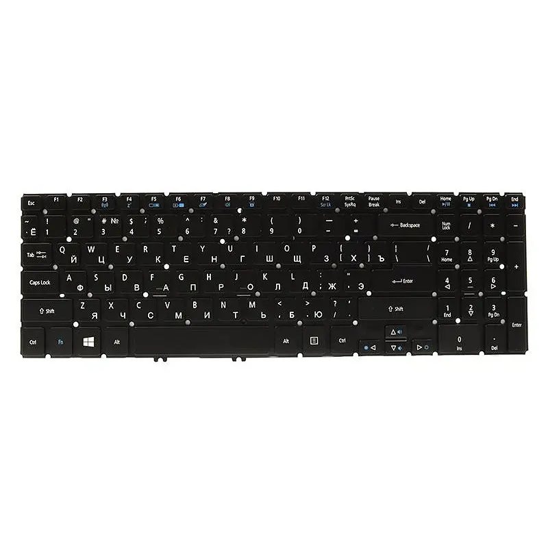 Клавіатура PowerPlant для ноутбука Acer Aspire V5-552, V5-573 чорний, без фрейму (KB310029) - фото 2