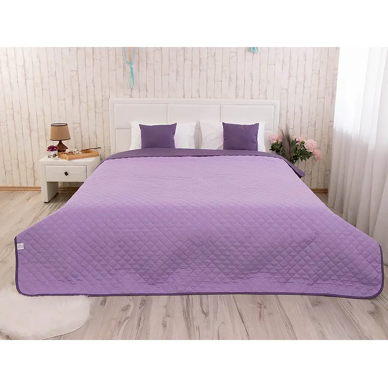 Покривало Руно Violet, 240х220 см, бузково-ожинове (330.52У_Violet) - фото 2