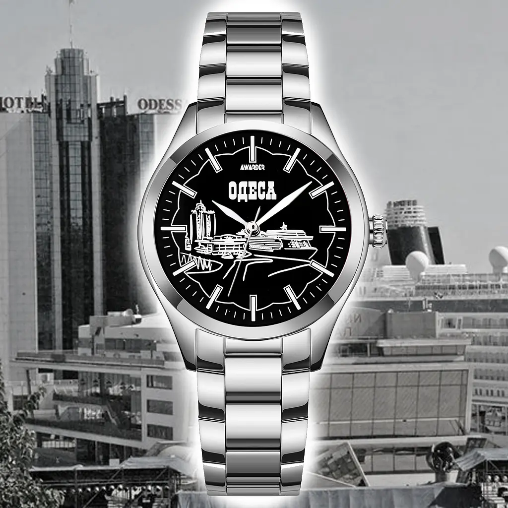 Жіночий наручний годинник 035 Одеса II Silver-Black Awarder acs0031935 - фото 2