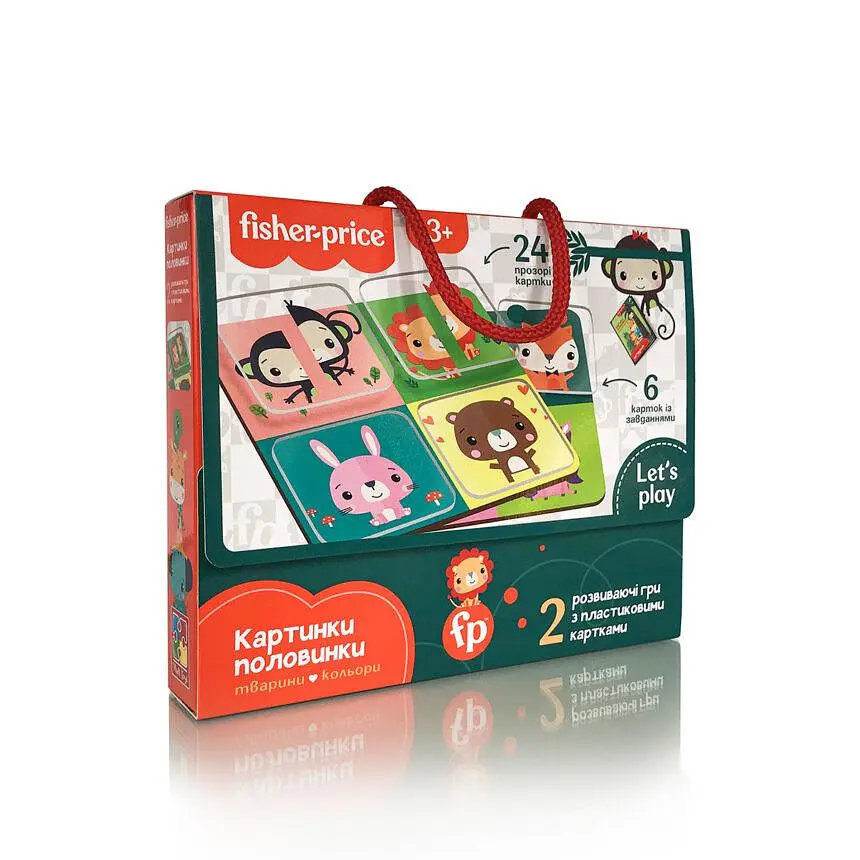 Розвивальна гра Vladi Toys із пластиковими картами «Чия половинка?» VT1302-30