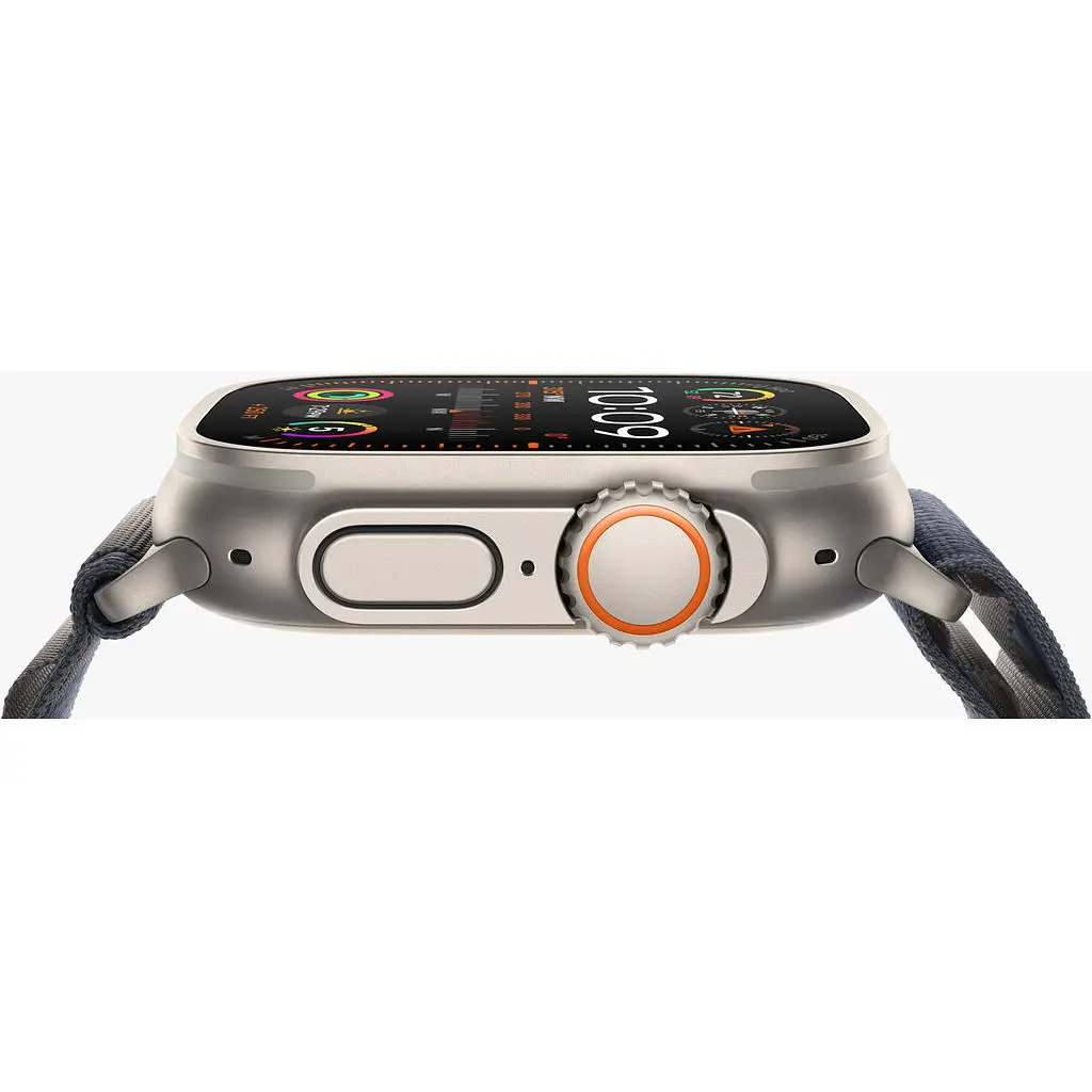 Умные часы Apple Watch Ultra 2 49mm Titanium Case with Olive Alpine Loop Small (MREX3 / MRFH3) - фото 5