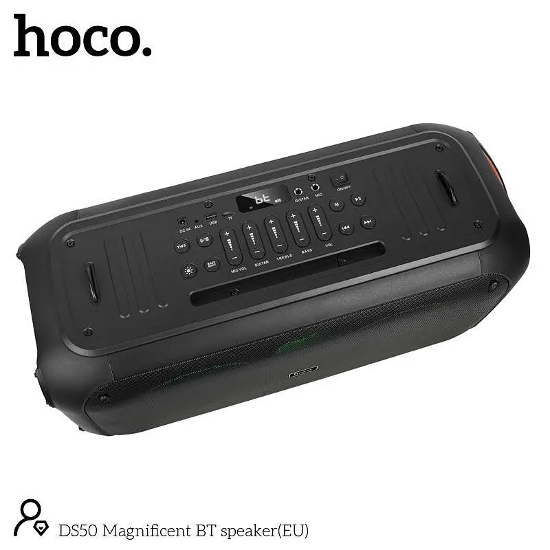 Акустика HOCO BT 5.3, FM/USB/AUX/TF, 50W, 7h| - фото 2