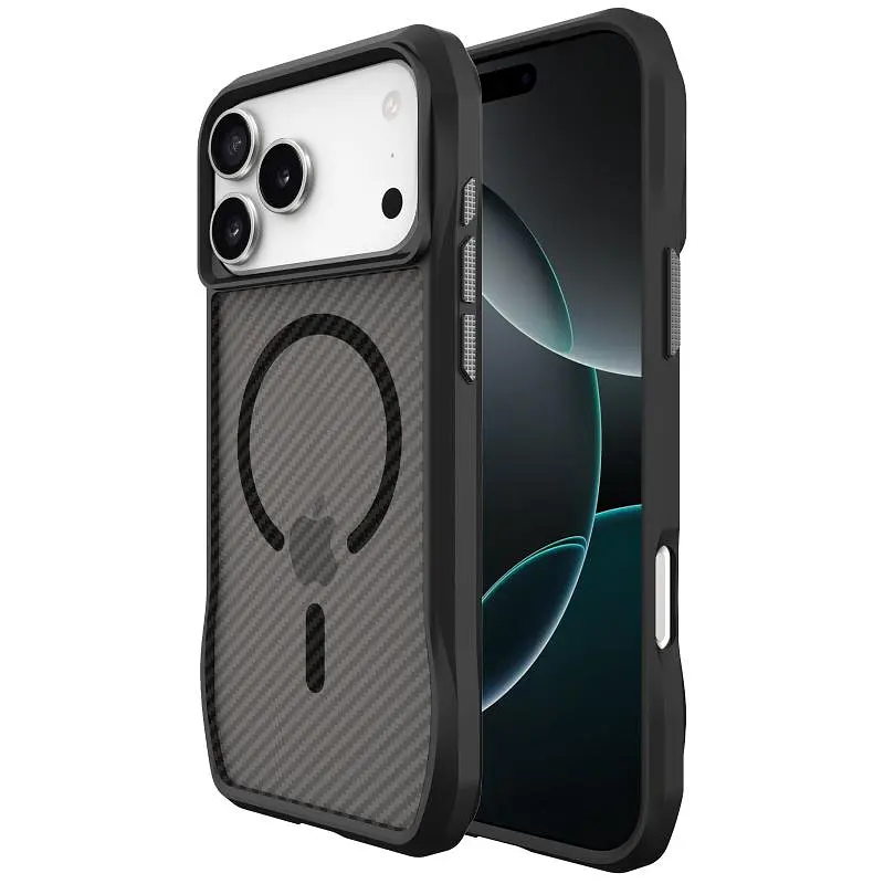 Чохол Epik TPU Space Octagon with MagSafe для Apple iPhone 17 Pro Max 6.9" Carbon Black - фото 2