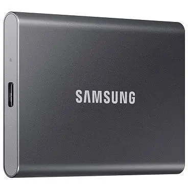 Зовнішній SSD накопичувач Samsung T7 500 GB Titan [MU-PC500T/WW] Gray [71859] - фото 3