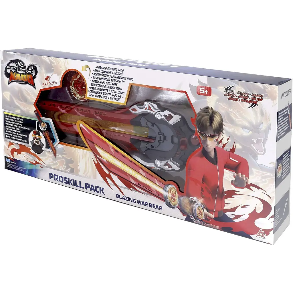 Дзига Auldey Infinity Nado VI Proskill Pack Blazing War Bear (EU654212) - фото 5