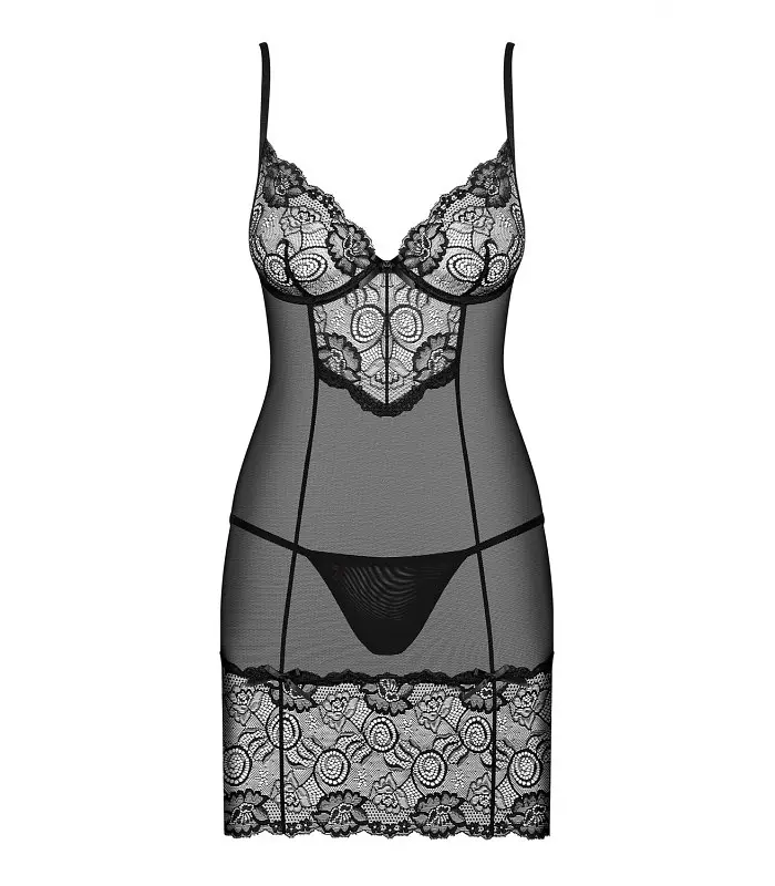 Комплект Obsessive Alluria chemise (L/XL) - фото 5