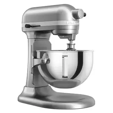 Кухонна машина KitchenAid Heavy Duty 5,2 л 5KSM55SXXECU з підйомною чашею, сріблястий - фото 3