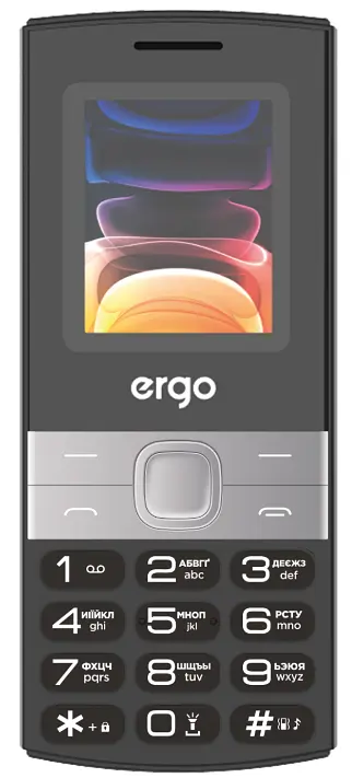 Телефон ERGO B185 DS Black UA UCRF