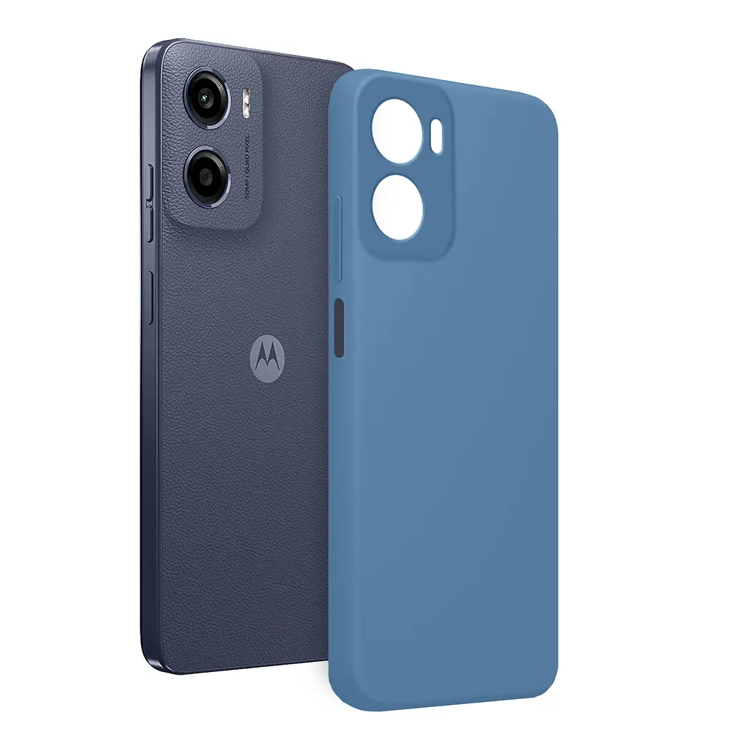 Чохол MAKE Motorola G05/E15 Silicone Denim Blue - фото 4