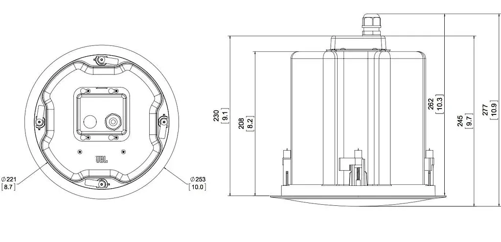Акустическая система JBL Control 16C-VA (CONTROL 16C-VA) - фото 4