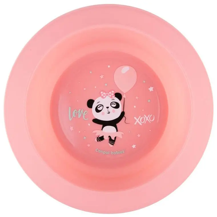Набор посуды Canpol babies Exotic Animals из 2-х элементов розовый (56/523_pin) - фото 2
