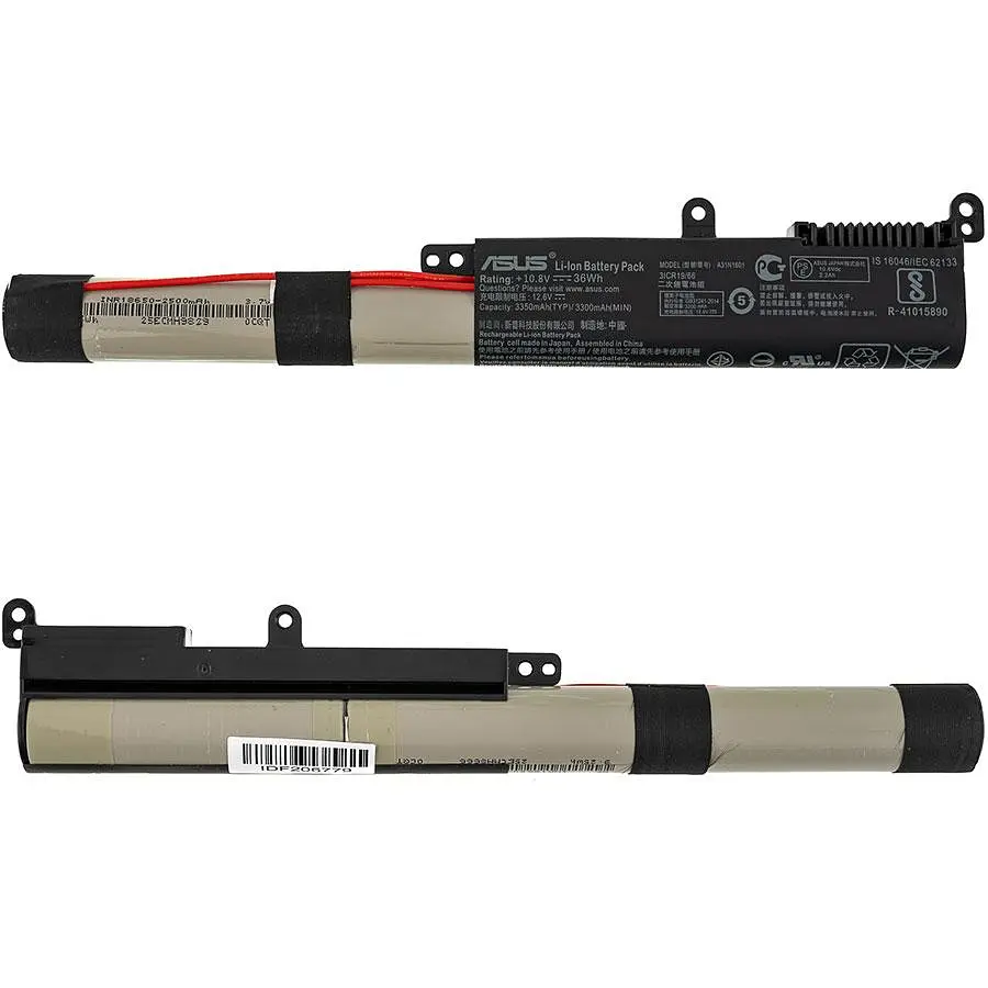 Аккумулятор для ноутбука Asus A31N1601 (X541SA X541SC X541UA X541UV) 10.8V 2600mAh 28Wh Черный - фото 2