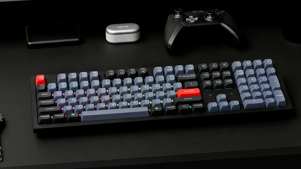 Keychron Клавіатура механічна K10 Pro 100Key, K pro Banana, WL/BT/USB-A, Hot-Swap, QMK, EN/UKR, RGB, чорний - фото 2
