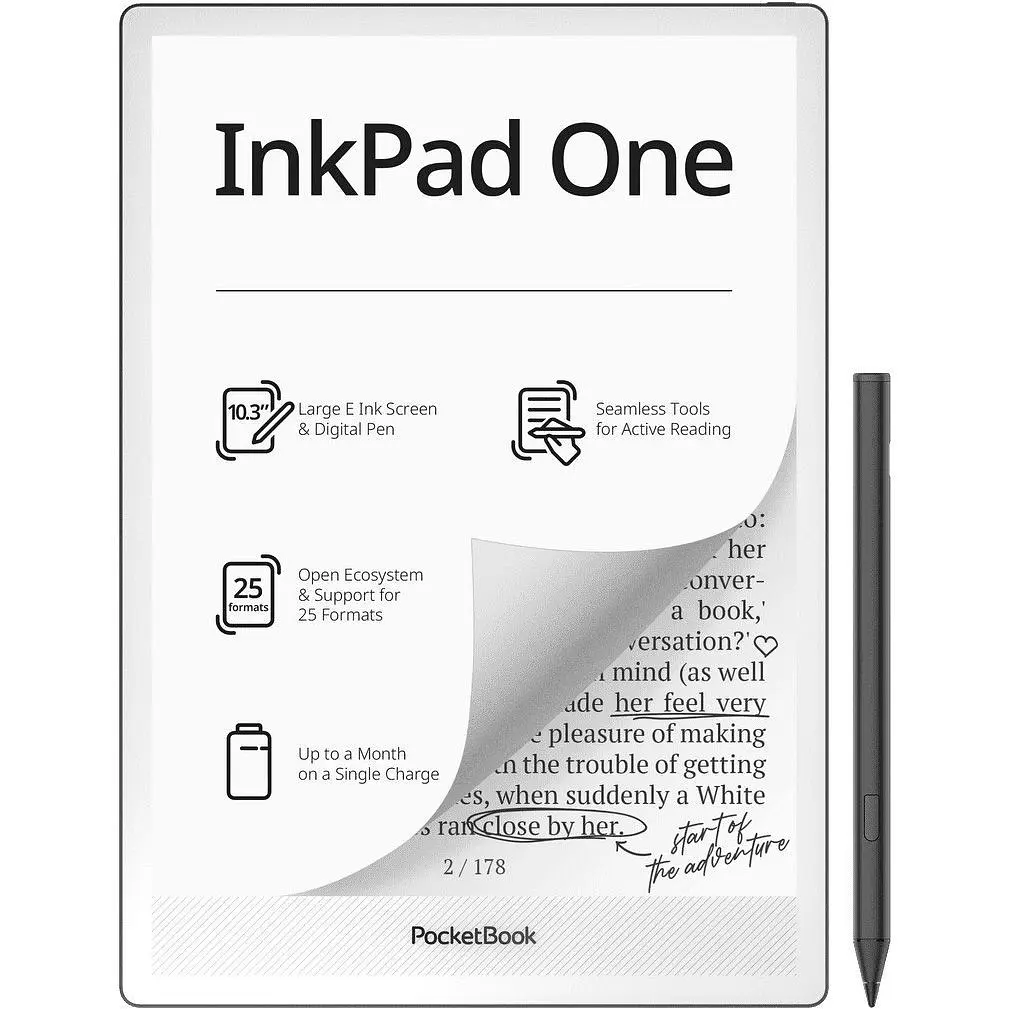 Електронна книга PocketBook 1030 InkPad One Black (PB1030-8-WW) [162968] - фото 2