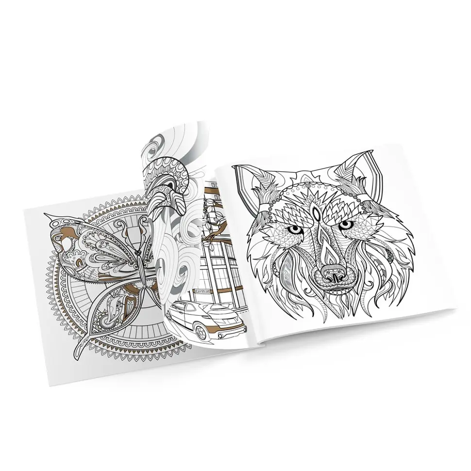 Розмальовка антистрес "Color and relax metallic" Апельсин РМ-67-3, 24 сторінки - фото 2