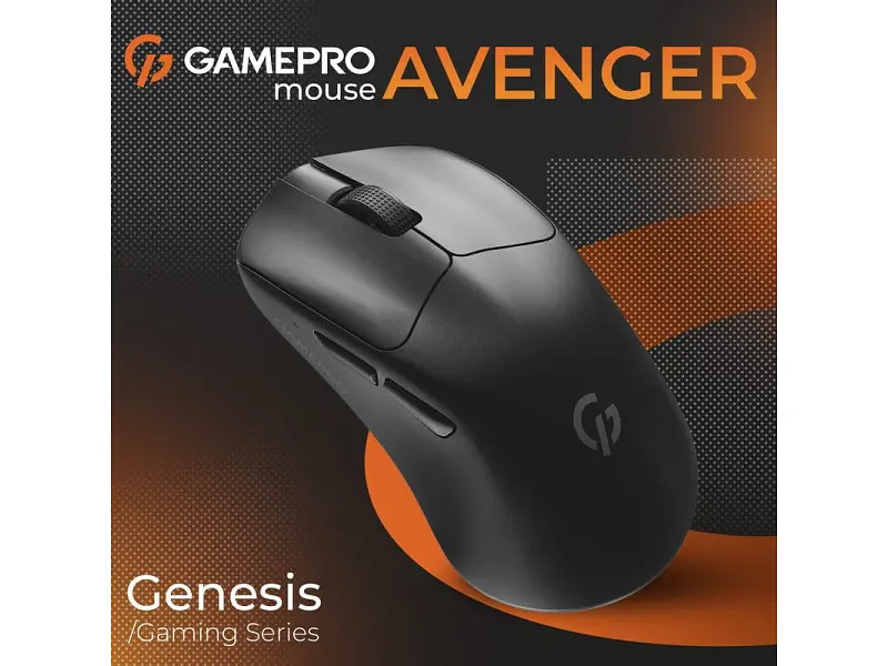 Миша GamePro Genesis Avenger Black (GM096B) - фото 6