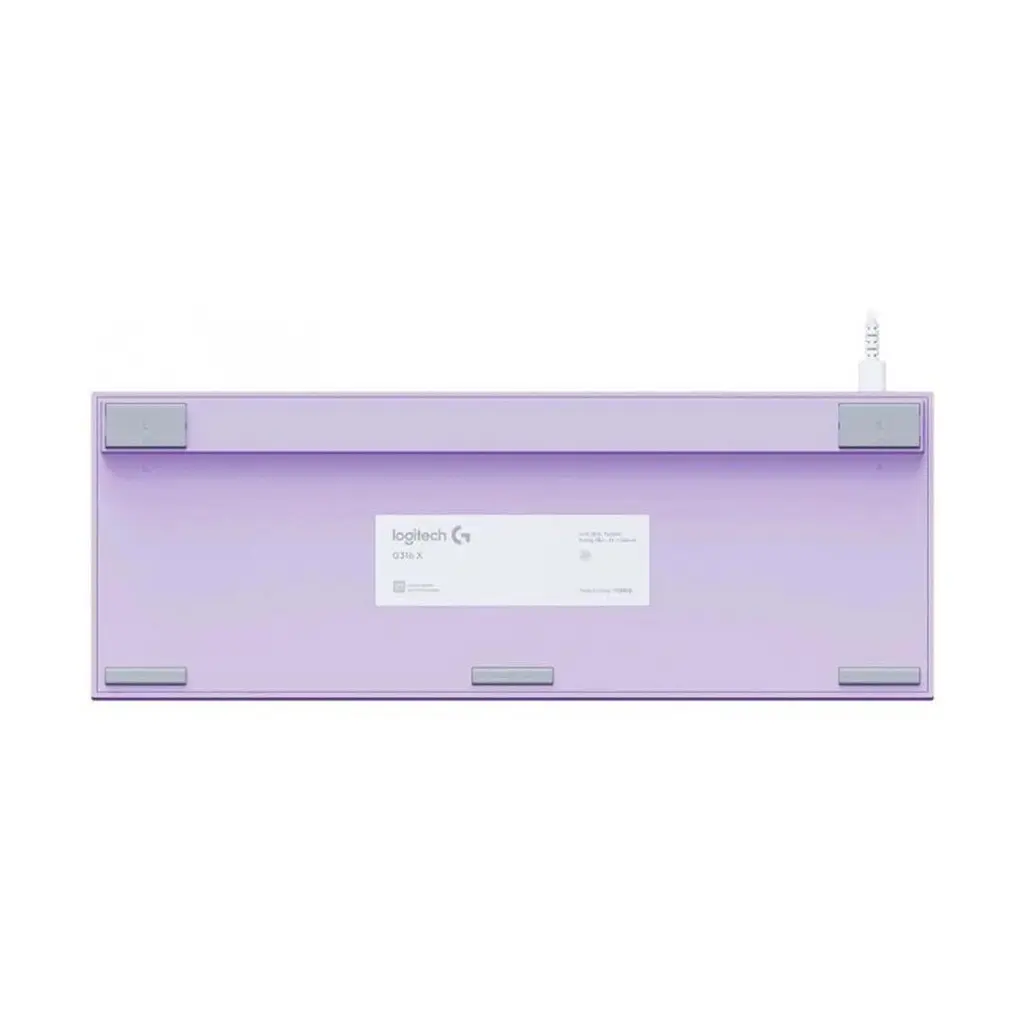 Клавіатура Logitech G316 X 98 Tactile Wired Gaming Keyboard UKR Lilac (920-014257) - фото 5