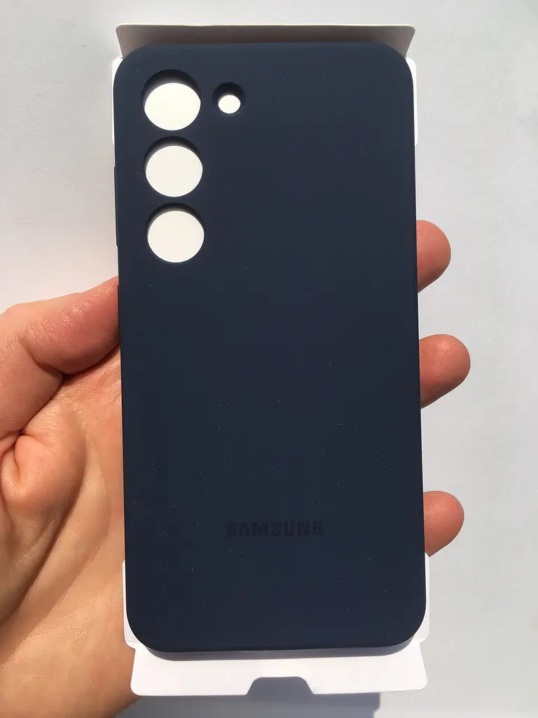 Оригінальний силіконовий чохол для Samsung Galaxy S23 (S911) Samsung Silicone Case EF-PS911TNEGUS Navy - фото 4