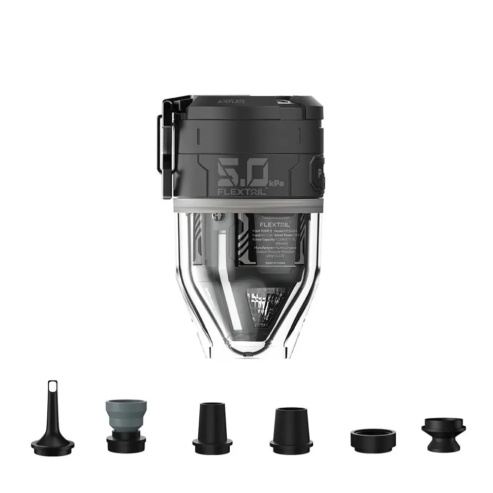 Насос-фонарь кемпинговый Flextail Max Pump 3, черный