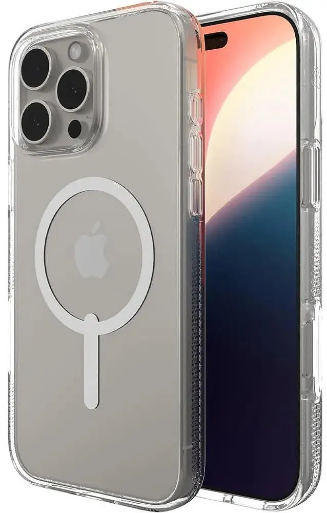 Чохол для iPhone 16 Pro Max ZAGG Gear4 Crystal Palace Clear Case MagSafe Прозорий протиударний