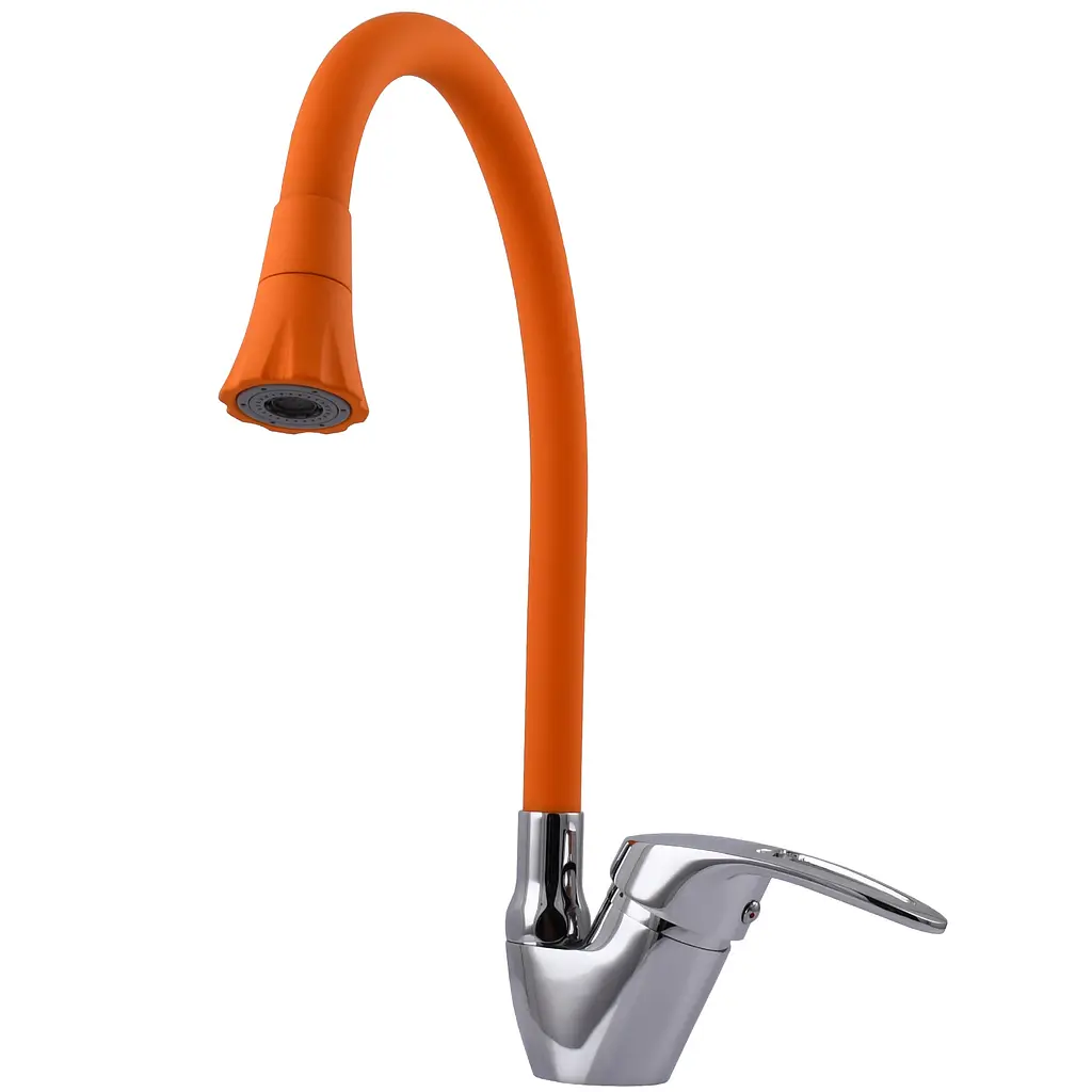 Смеситель для кухни Globus Lux Caprice GLCA-0103SA-R07 латунный с боковой ручкой для длительного использования и надежности - фото 4
