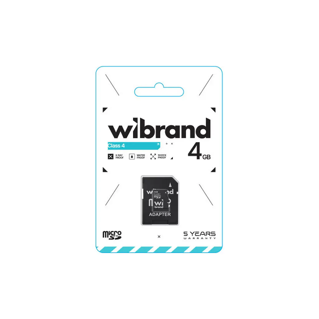 Карта памяти Wibrand 4GB microSD class 4 (WICDC4/4GB-A) - фото 2