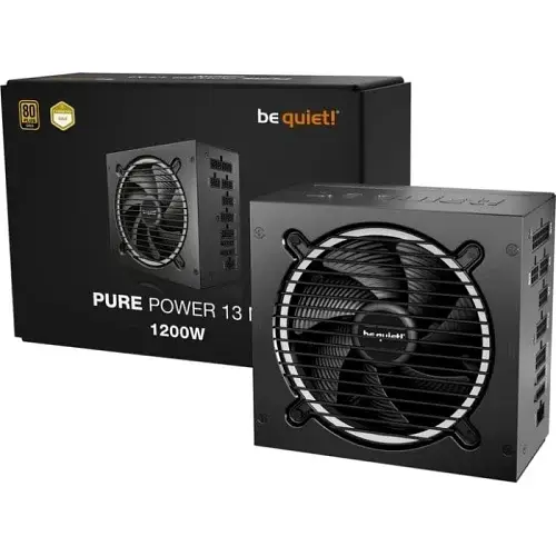 Блок живлення 1200 Вт, be quiet! Pure Power 13 M, Black, модульный (BP029EU) - фото 3