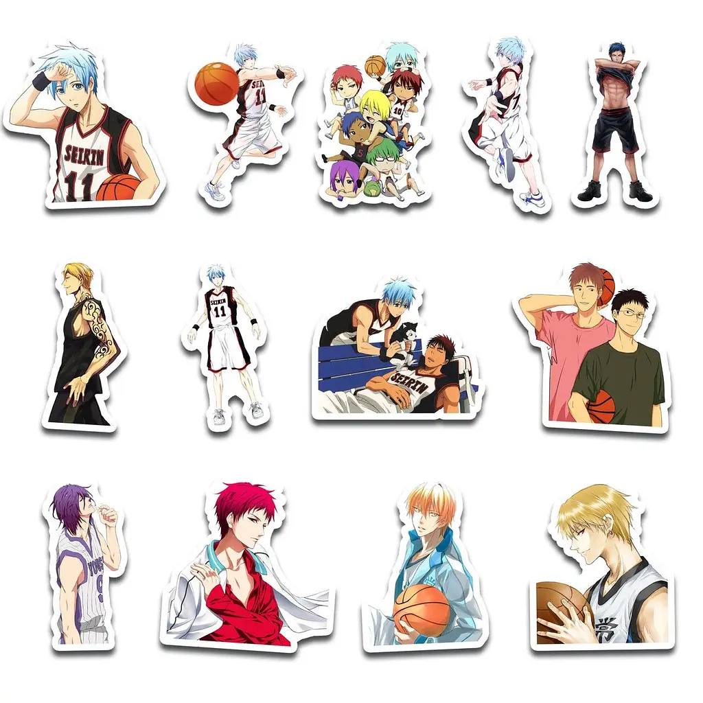 Стикерпак GeekLand Kuroko no Basuke 45 штук (SP KB 01) - фото 2