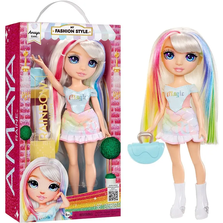 Детская кукла Амая Rainbow High 547532 серии My Fashion Style с аксессуарами - фото 1
