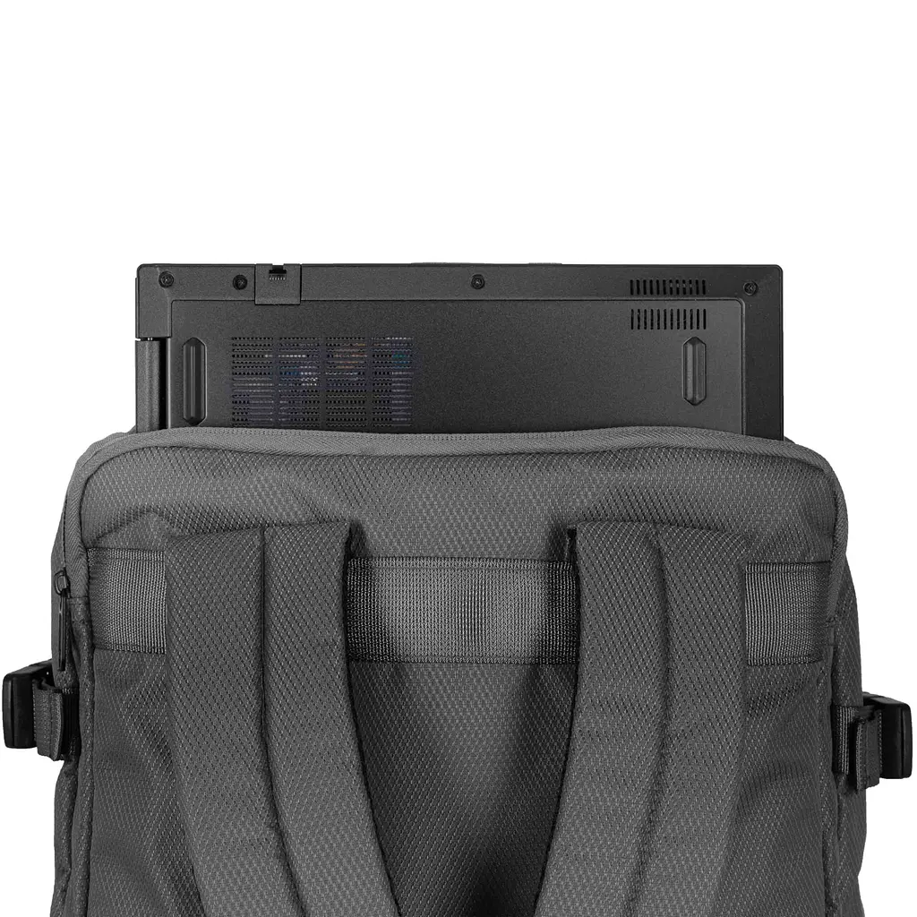 Рюкзак дорожній 2E Trek Cabin Size Grey, поліестер, EXP, 17/23л, з відсіком для ноутбука 16 - фото 7
