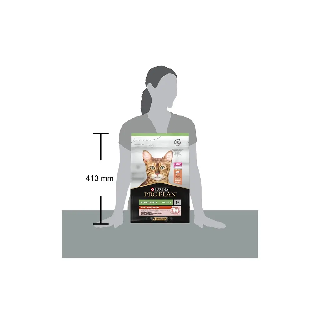Сухий корм для кішок Purina Pro Plan Sterilised з лососем 400 г (7613036544832) - фото 4