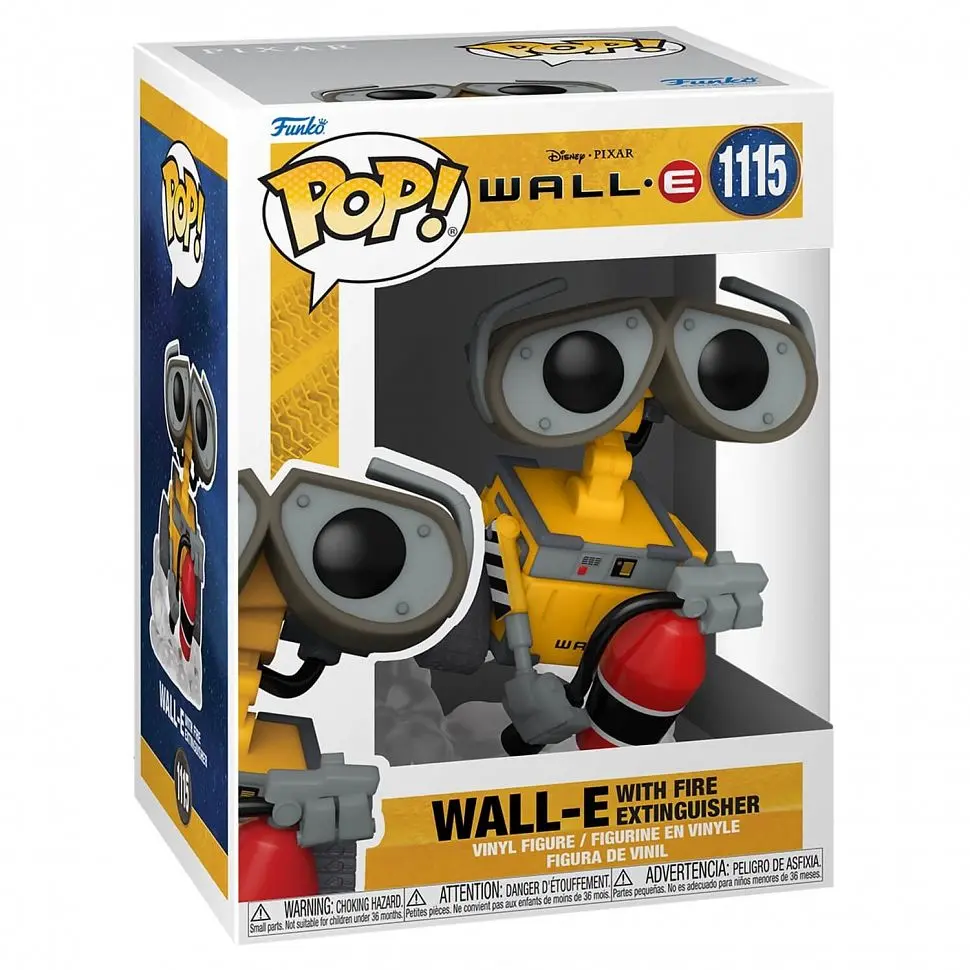 Фигурка Funko Pop Фанко Поп Валли с огнетушителем Wall-E  with Fire Extinguisher 10 см FP W W 1115 - фото 2