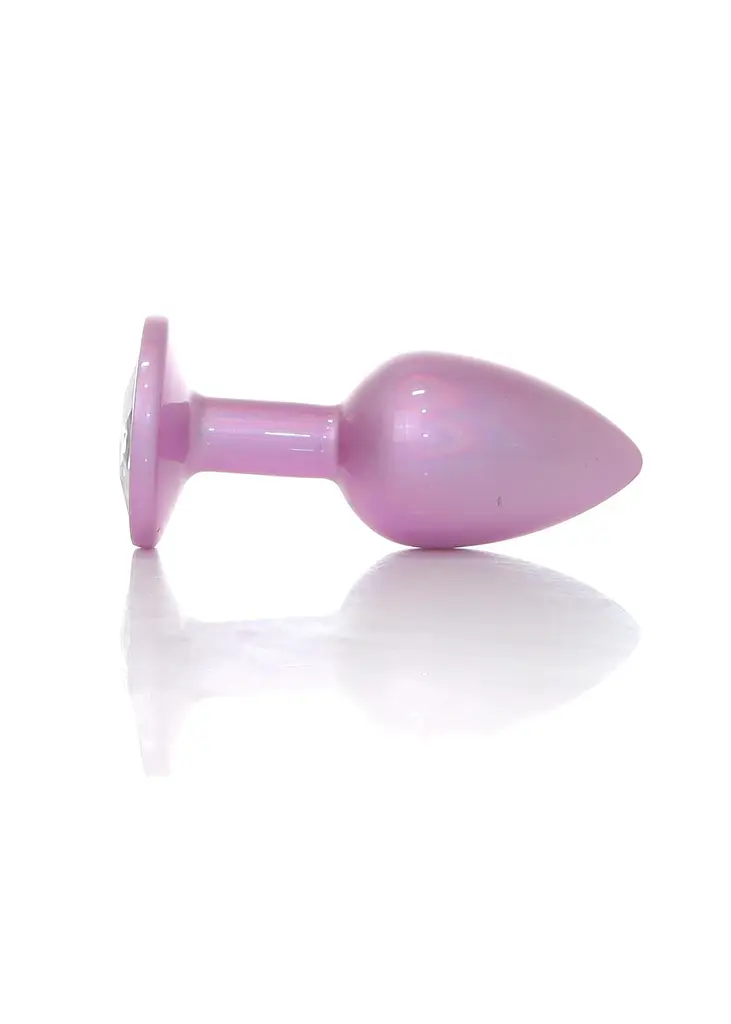 Анальна пробка - Jewellery Pearl Pink Plug Clear S - фото 2