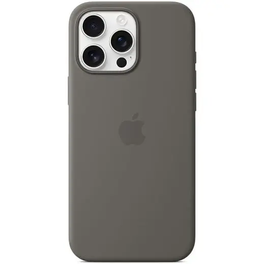 Силіконовий чохол CasePro Silicone Case з MagSafe Stone Gray для iPhone 16 Pro Max - фото 4