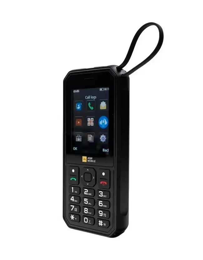 Кнопочный телефон AGM M11 4G Black (Клавиатура с кириллицей) - фото 2