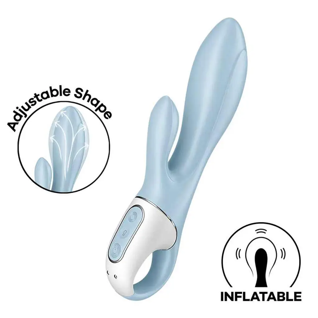 Вібратор Satisfyer Air Pump Bunny 1 - фото 3