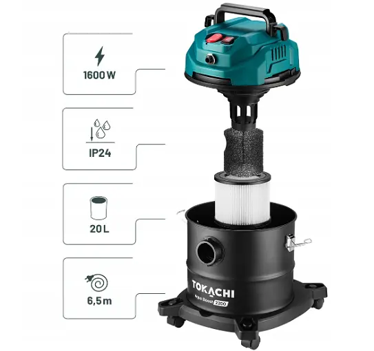 Пылесос моющий Tokachi Aqua Boost 2200 Вт 3-в-1: сухая/влажная уборка и стирка ковров резервуары 20 л + 4,2 л - фото 2
