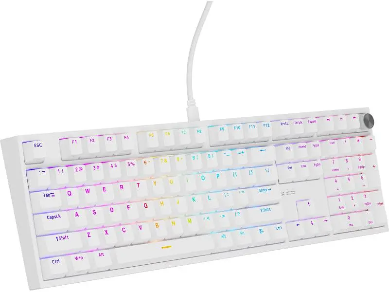 Клавіатура Genesis Thor 404 RGB Gateron Yellow Pro White (NKG-2299) - фото 4
