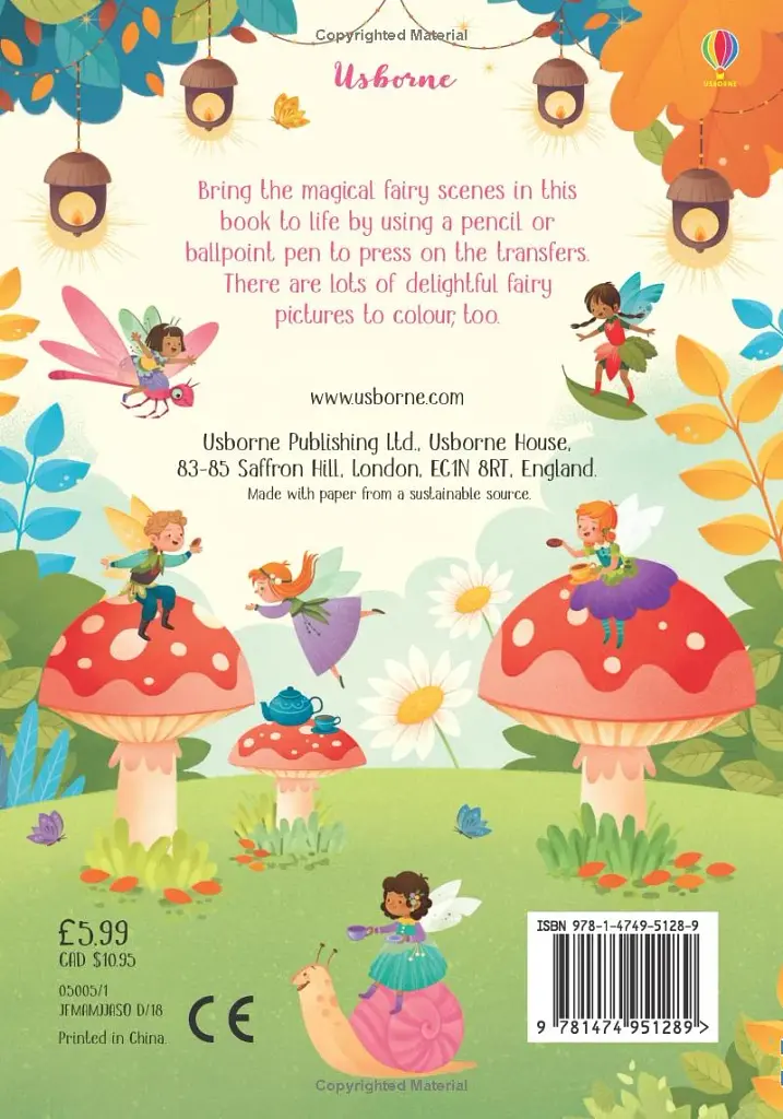 Fairies. Little Transfer Book - фото 7