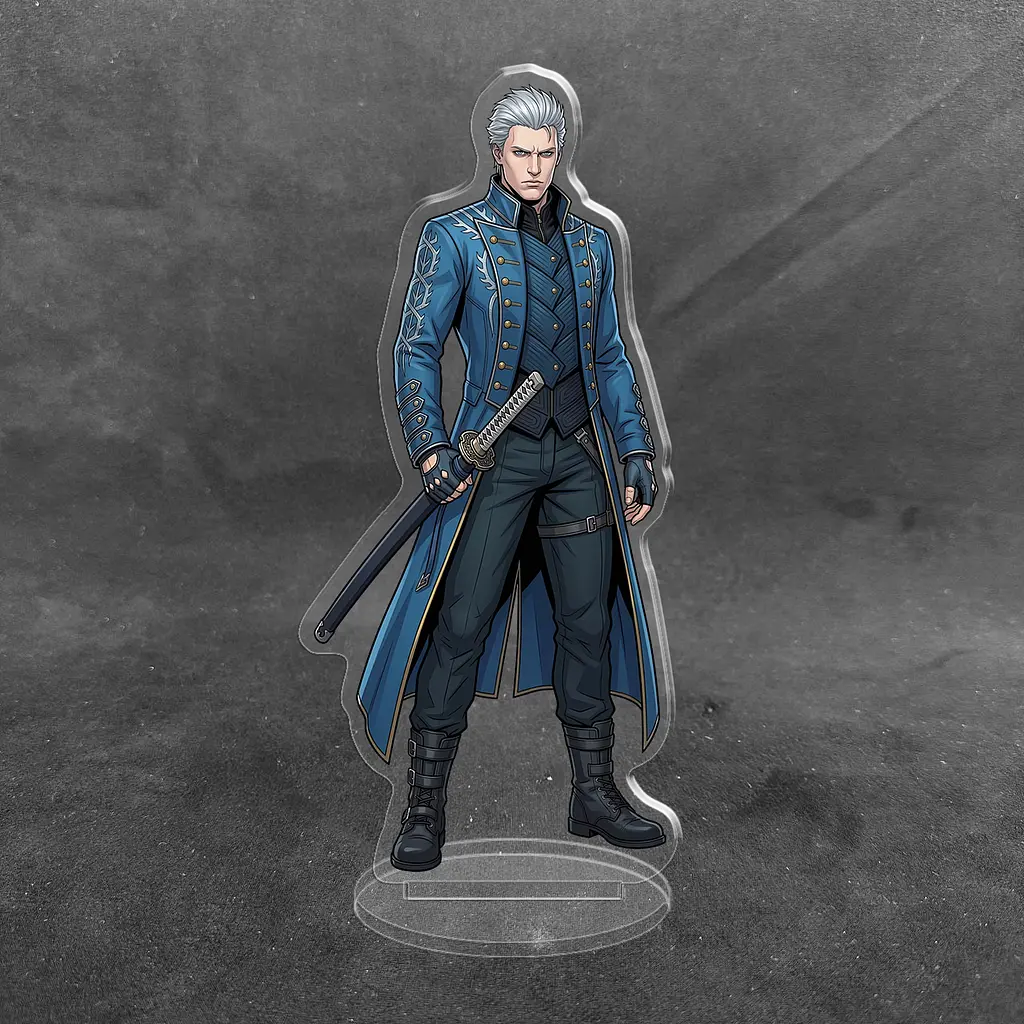 Акрилова колекційна фігурка Аніме: Devil May Cry Вергілій 15 см