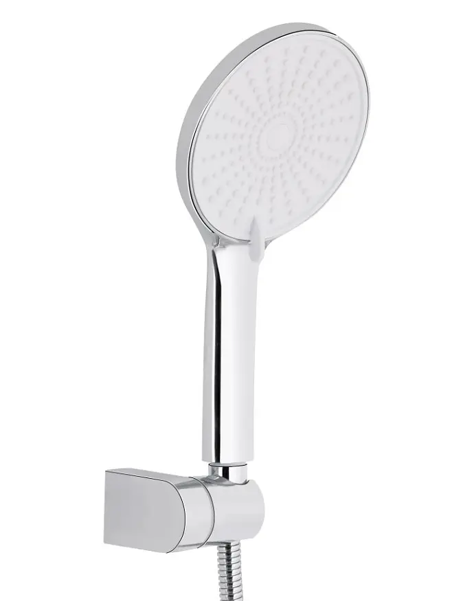 Змішувач для ванни Qtap Jay, Chrome/White (k35) з душовим гарнітуром QTJAY2601CRW45552 - фото 2