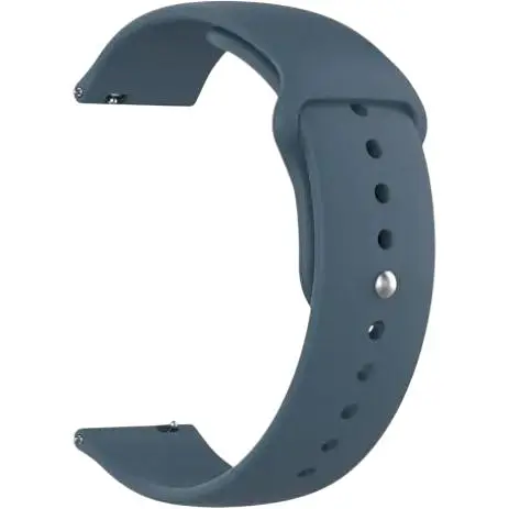 Ремінець DK CDK для Globex Smart Watch Me Pro 20mm Silicone Sport Band (011908) (azure blue) - фото 1