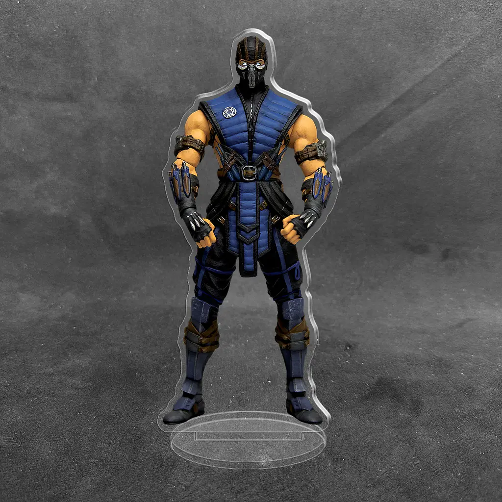 Акрилова колекційна фігурка Мортал комбат Mortal Kombat Саб Зіро 15 см