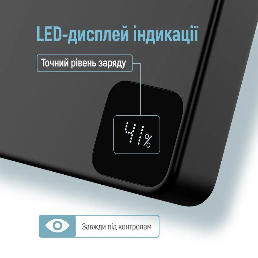 Повербанк Powerbank ColorWay PB-100LPA1BK-WPDD 10000mAh 15W MagSafe (USB-C PD 20W) Black - фото 10