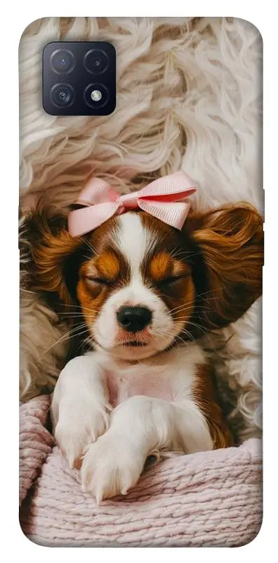 TPU чохол Demsky Sleepy spaniel для Oppo A72 5G / A73 5G